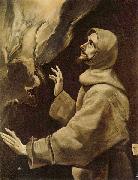 El Greco Stigmatisation des Hl. Franziskus Spain oil painting artist
